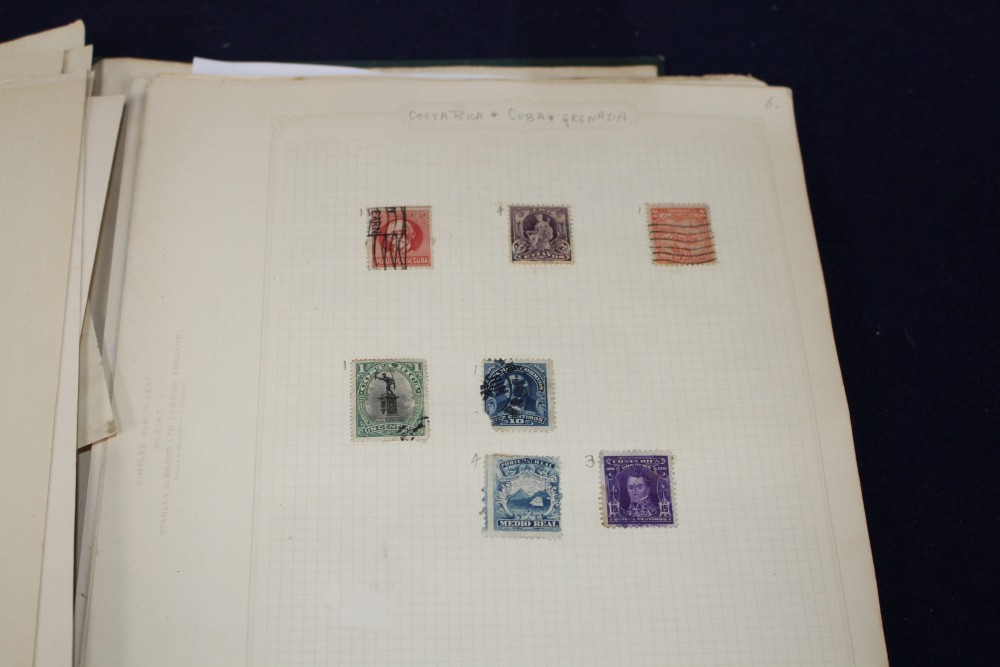 A World Stamp album, Victoria 1840 onwards including Penny reds